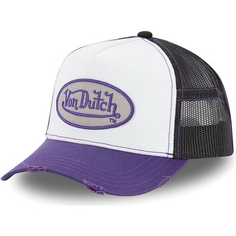 Von Dutch SUM PUR White, Purple and Black Trucker Hat