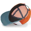 cappellino-trucker-bianco-arancione-e-blu-sum-hun-di-von-dutch