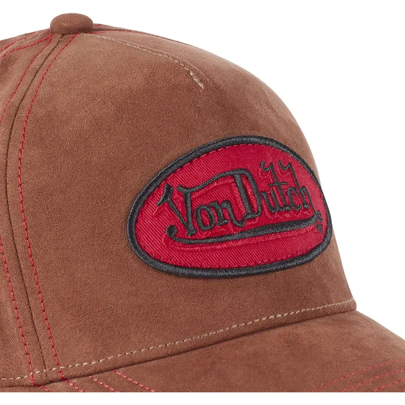 mutzen-gebogen-braun-verstellbares-band-von-von-dutch