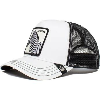 weisse-und-schwarze-zebra-trucker-kappe-extreme-exxxtreme-the-farm-von-goorin-bros