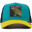 trucker-cap-blau-schwarz-und-gelb-far-out-iguana-party-the-farm-von-goorin-bros