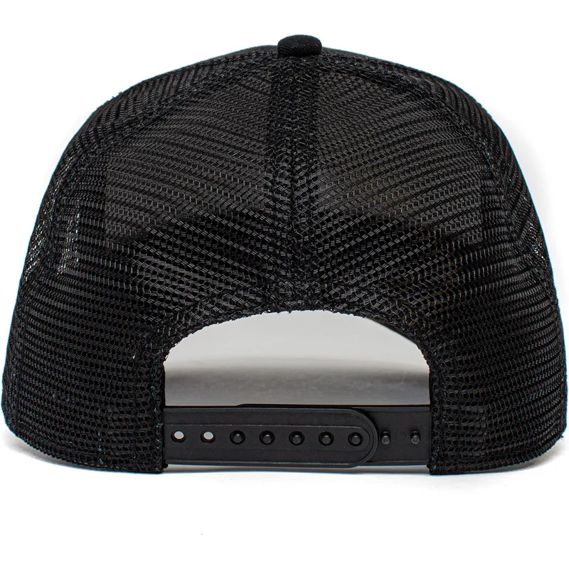 trucker-cap-schwarz-sabelzahne-the-sabertooth-tiger-the-farm-von-goorin-bros