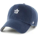 verstellbare-dunkelblaue-curved-cap-clean-up-base-runner-der-toronto-maple-leafs-nhl-von-47-brand