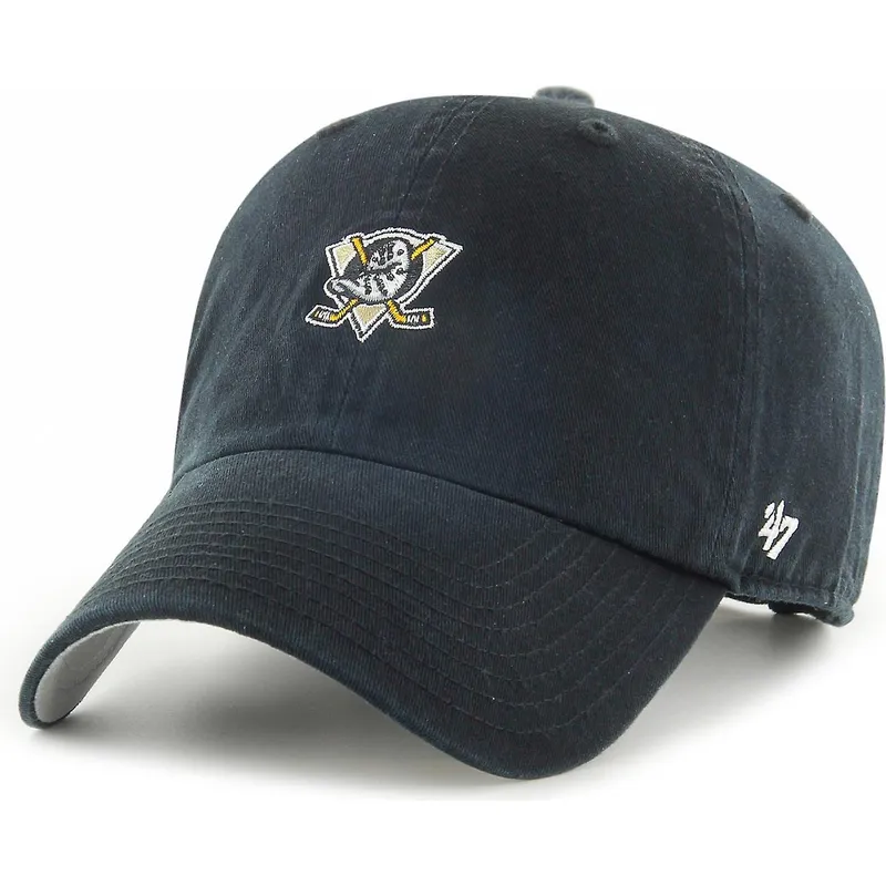 mutzen-gebogen-schwarz-verstellbares-band-clean-up-base-runner-der-anaheim-ducks-nhl-von-47-brand