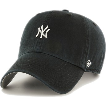Casquette courbée noire ajustable Clean Up Base Runner New York Yankees MLB 47 Brand