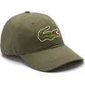 grune-verstellbare-kappe-mit-gebogenem-schirm-und-kontrastierendem-riemen-oversized-crocodile-von-lacoste