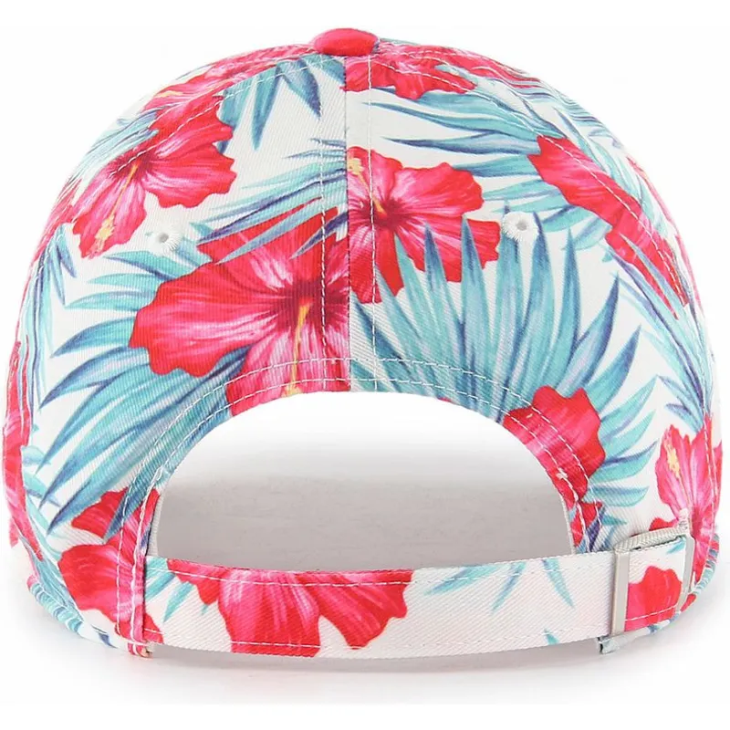 mutzen-gebogen-multicolor-verstellbares-band-clean-up-sharon-der-new-york-yankees-mlb-von-47-brand
