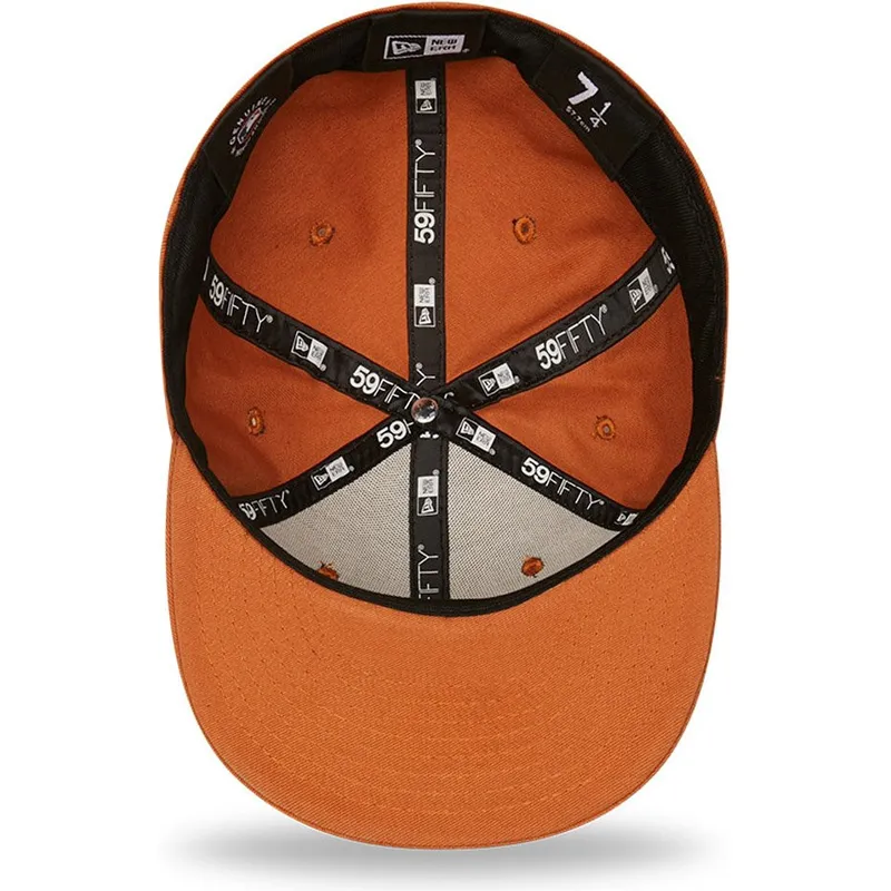 mutzen-flach-braun-angepasst-59fifty-league-essential-der-los-angeles-dodgers-mlb-von-new-era