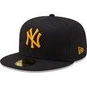 mutzen-flach-marineblau-angepasst-59fifty-league-essential-der-new-york-yankees-mlb-von-new-era