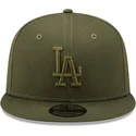 mutzen-flach-grun-snapback-9fifty-league-essential-der-los-angeles-dodgers-mlb-von-new-era