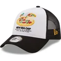 new-era-pizza-food-pack-weisse-und-schwarze-trucker-kappe