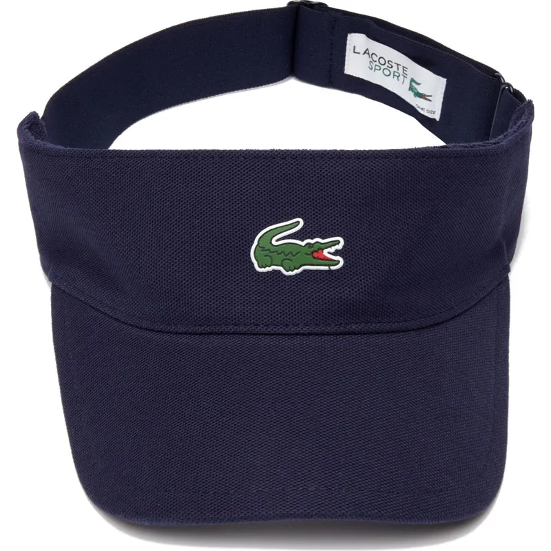 schirme-gebogen-marineblau-verstellbares-band-von-lacoste schirme-gebogen-marineblau-verstellbares-band-von-lacoste