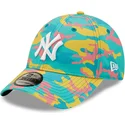 mutzen-gebogen-blau-verstellbares-band-9forty-camo-pack-der-new-york-yankees-mlb-von-new-era
