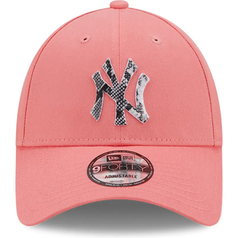 mutzen-gebogen-rosa-verstellbares-band-9forty-infill-der-new-york-yankees-mlb-von-new-era