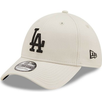 Casquette courbée beige ajustée 39THIRTY League Essential Los Angeles Dodgers MLB New Era