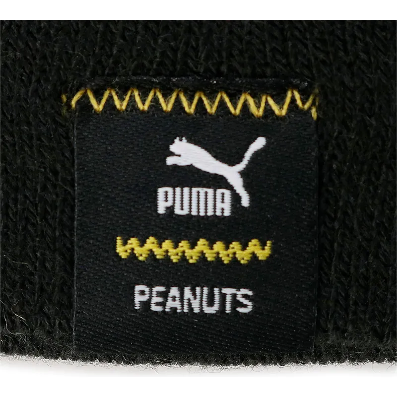 mutzen-schwarz-fur-kinder-classic-cuffless-der-snoopy-peanuts-von-puma