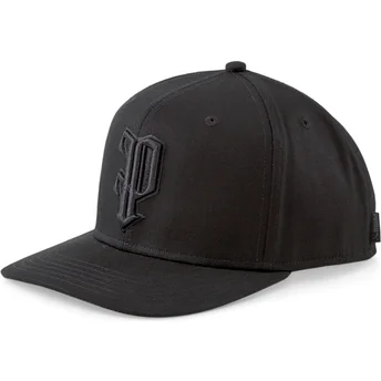 Puma Curved Brim The P Black Snapback Cap