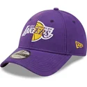 fioletowa-zakrzywiona-czapka-z-regulacja-9forty-washed-pack-split-logo-los-angeles-lakers-nba-new-era