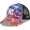 mutzen-gebogen-multicolor-snapback-a-frame-summer-city-der-new-york-yankees-mlb-von-new-era