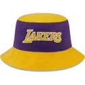eimer-violett-tapered-washed-pack-der-los-angeles-lakers-nba-von-new-era