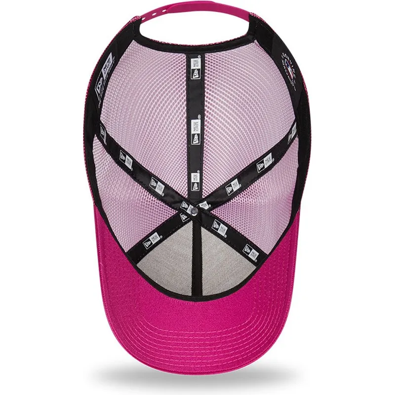 mutzen-gebogen-rosa-snapback-a-frame-tonal-mesh-der-los-angeles-dodgers-mlb-von-new-era