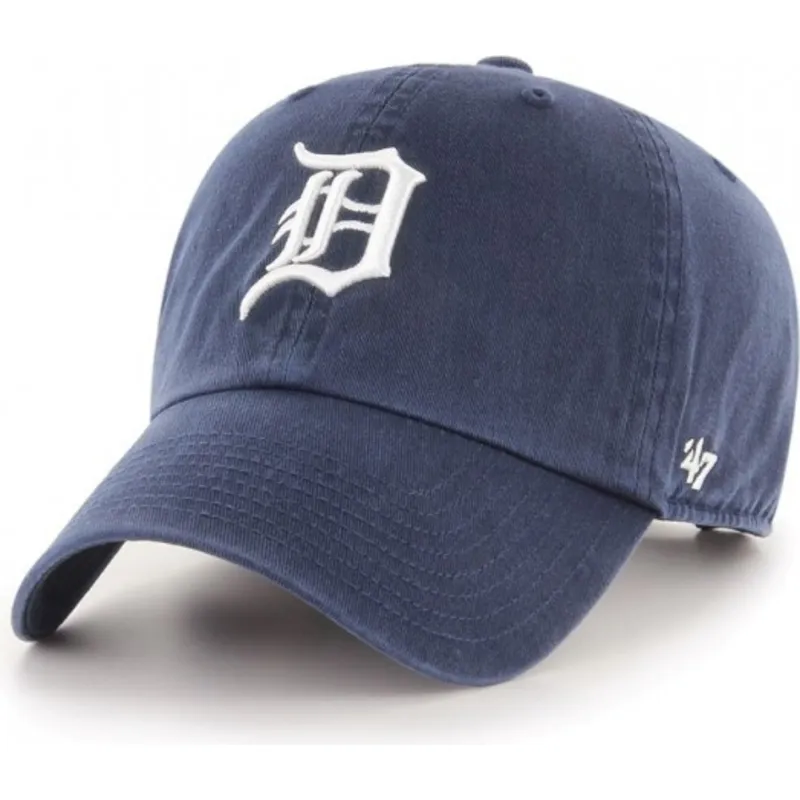 mutzen-gebogen-marineblau-verstellbares-band-der-detroit-tigers-mlb-von-47-brand mutzen-gebogen-marineblau-verstellbares-band-der-detroit-tigers-mlb-von-47-brand
