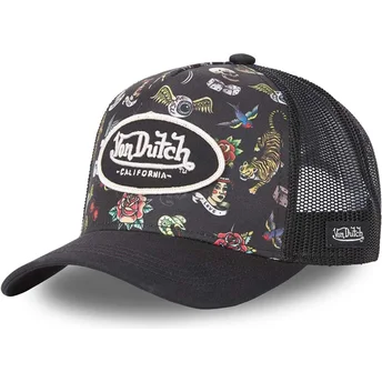 Gorra trucker negra Tattoo TAT NR de Von Dutch