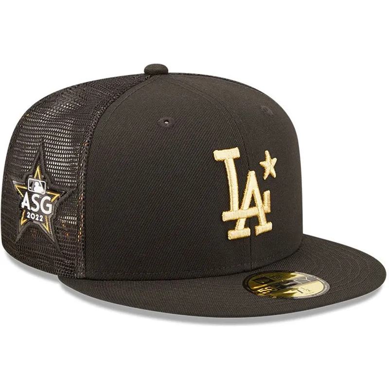 casquette-trucker-plate-noire-ajustee-avec-logo-dore-59fifty-all-star-game-los-angeles-dodgers-mlb-new-era