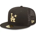 gorra-trucker-plana-negra-ajustada-con-logo-dorado-59fifty-all-star-game-de-los-angeles-dodgers-mlb-de-new-era
