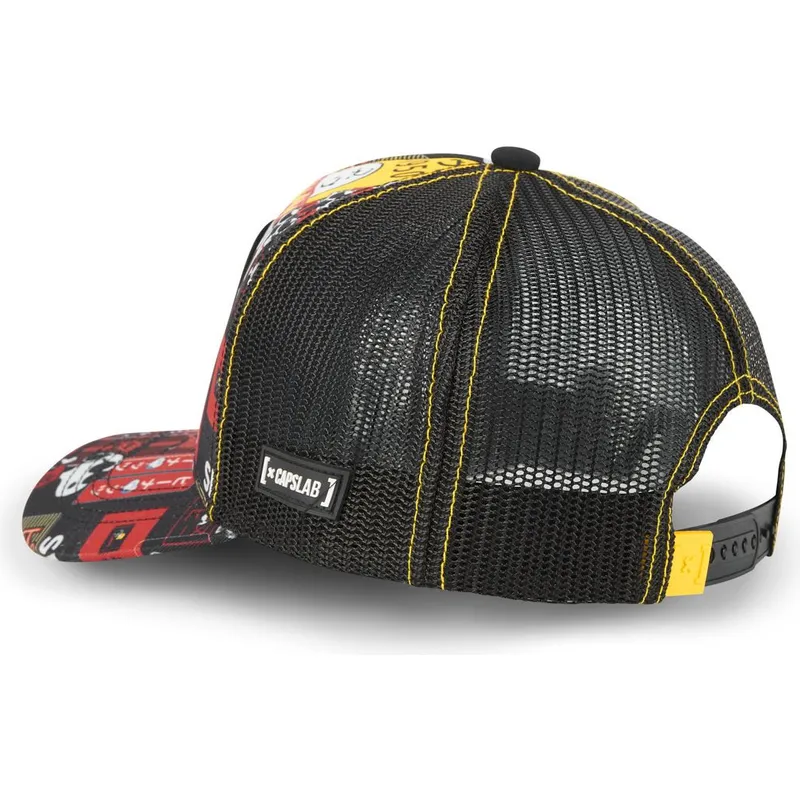mutzen-gebogen-schwarz-snapback-snoopy-erdnusse-von-capslab mutzen-gebogen-schwarz-snapback-snoopy-erdnusse-von-capslab