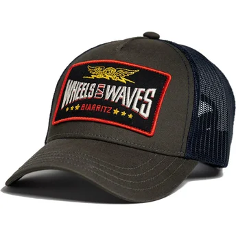 Gorra trucker marrón Firebird Patched WW15 de Wheels And Waves