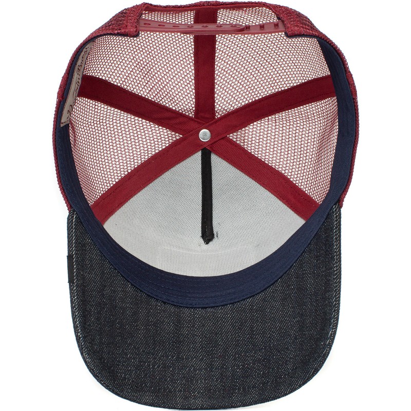 Goorin Bros. The Freedom Eagle The Farm Navy Blue and Red Trucker Hat ...