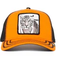casquette-trucker-orange-et-noire-tigre-the-white-tiger-the-farm-goorin-bros