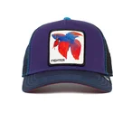 mutzen-gebogen-blau-snapback-pez-luchador-der-siam-fighter-yes-siam-the-farm-the-farm-von-goorin-bros