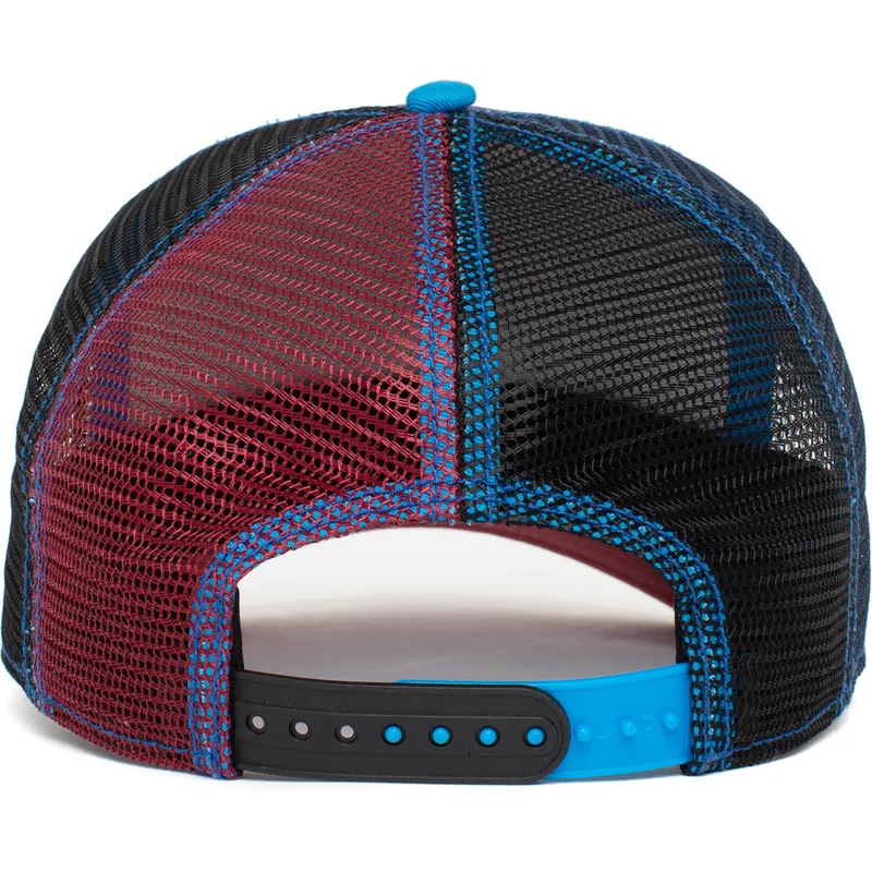mutzen-gebogen-blau-snapback-pez-luchador-der-siam-fighter-yes-siam-the-farm-the-farm-von-goorin-bros