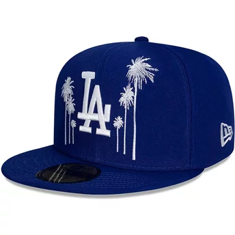 Casquette plate bleue ajustée 59FIFTY All Star Game Palm Los Angeles Dodgers MLB New Era