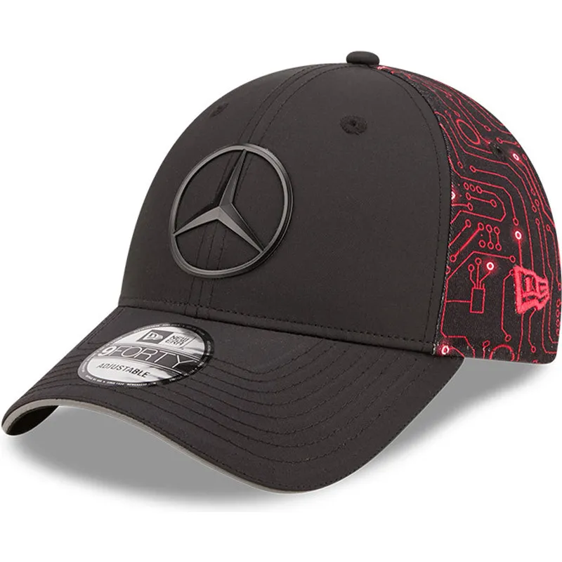 mutzen-gebogen-schwarz-verstellbares-band-9forty-esports-grand-prix-der-mercedes-formula-1-von-new-era mutzen-gebogen-schwarz-verstellbares-band-9forty-esports-grand-prix-der-mercedes-formula-1-von-new-era