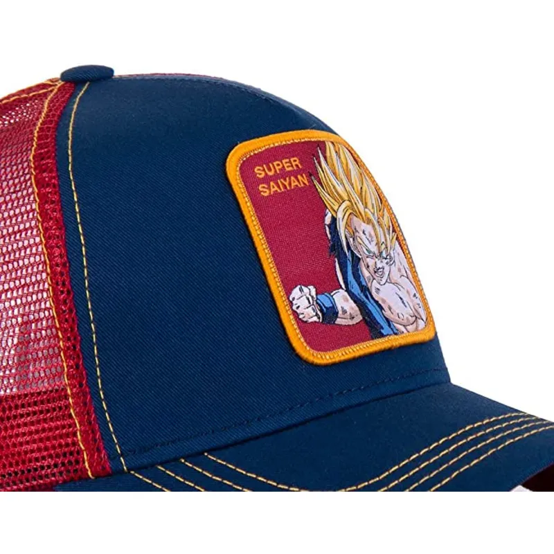 mutzen-gebogen-marineblau-snapback-son-goku-dragon-ball-von-capslab mutzen-gebogen-marineblau-snapback-son-goku-dragon-ball-von-capslab