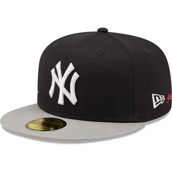 marineblaue-und-graue-anliegende-flat-cap-59fifty-team-city-patch-der-new-york-yankees-mlb-von-new-era