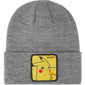Gryngrå Pikachu-mössa BON PIK2 Pokémon från Capslab