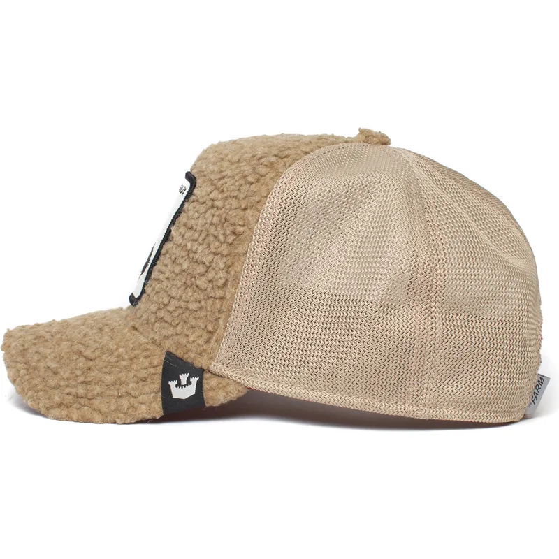 mutzen-gebogen-braun-snapback-de-borreguillo-caballo-der-peluche-horse-play-the-farm-the-farm-von-goorin-bros