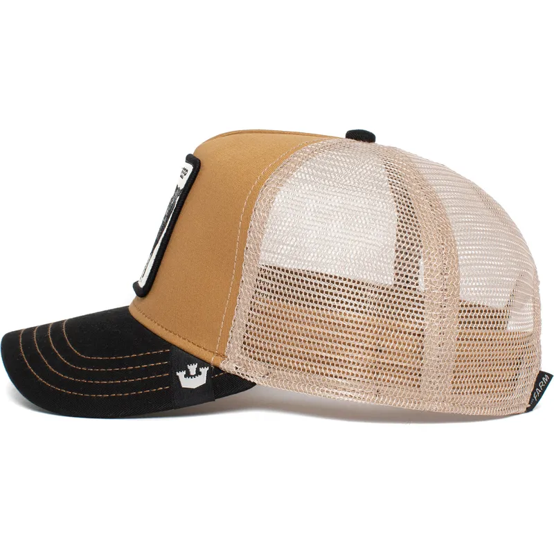 mutzen-gebogen-braun-snapback-the-farm-von-goorin-bros mutzen-gebogen-braun-snapback-the-farm-von-goorin-bros