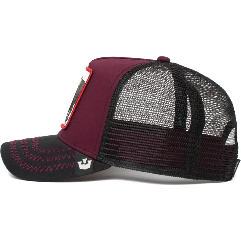 mutzen-gebogen-rot-snapback-the-farm-von-goorin-bros