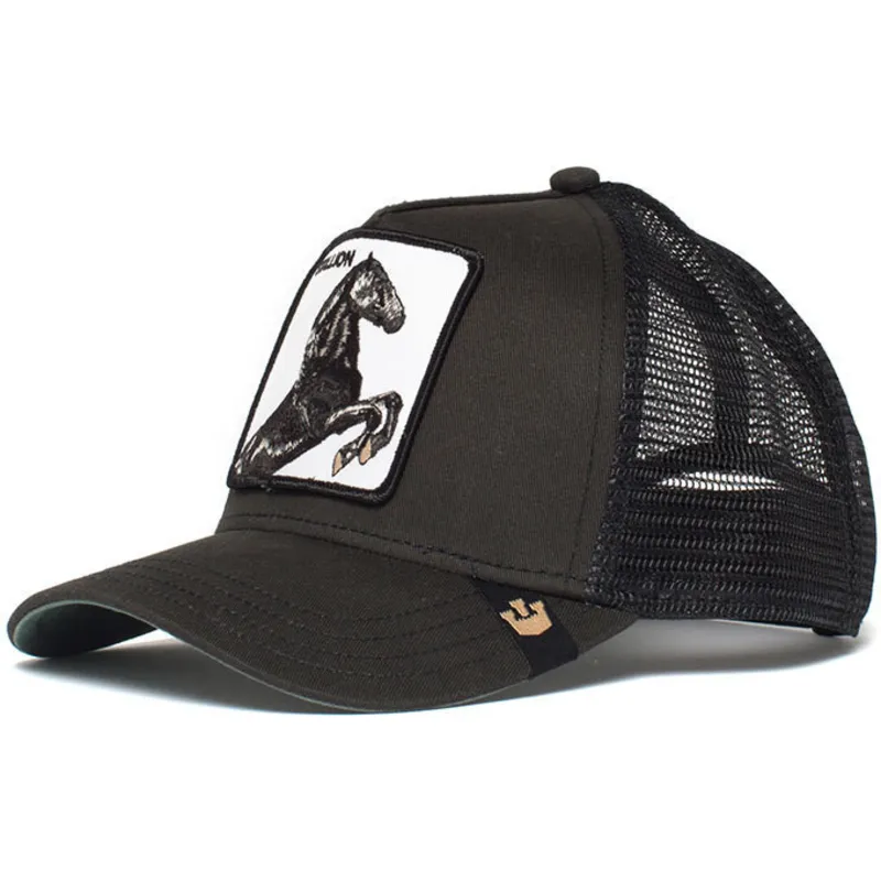 svart-trucker-keps-for-barn-hast-little-stallion-the-farm-fran-goorin-bros