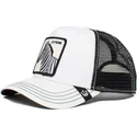 gorra-trucker-blanca-y-negra-para-nino-cebra-extreme-little-stripe-the-farm-de-goorin-bros