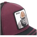 goorin-bros-the-farm-the-boss-gorilla-bordeaux-und-schwarze-trucker-kappe