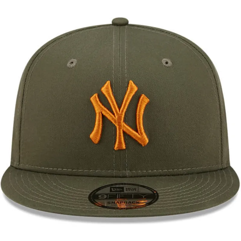 mutzen-flach-grun-snapback-9fifty-league-essential-der-new-york-yankees-mlb-von-new-era