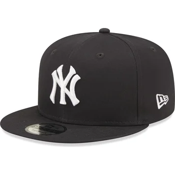 Gorra plana azul marino snapback 9FIFTY COOPS de New York Yankees MLB de New Era