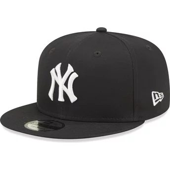 New Era Flat Brim 9FIFTY COOPS New York Yankees MLB Navy Blue Snapback Cap