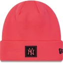 mutzen-rosa-neon-team-cuff-der-new-york-yankees-mlb-von-new-era